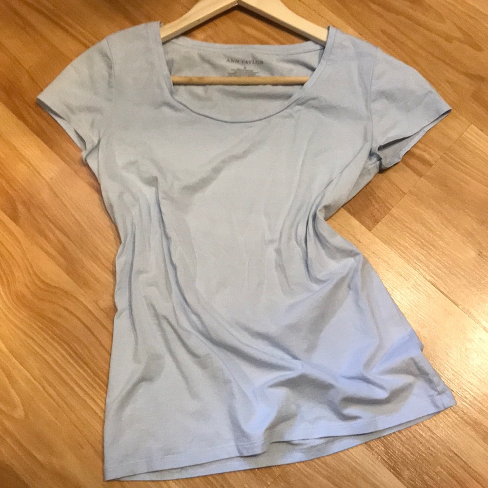 Ann Taylor Baby Blue Tee